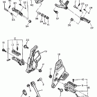 FZR 750 Подножки