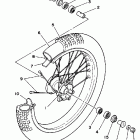 YZ 80 Переднее колесо