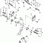 FZR 400 Подножки