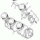 FZR 750 Crankshaft piston (california model only)