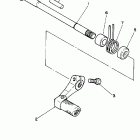 YZ490U Вал переключения