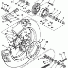 YZ490U Заднее колесо