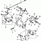 TW 200 Подножки