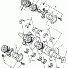 FZR 400 Коленчатый вал и Поршень