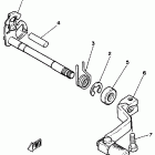 YZ 80 Вал переключения
