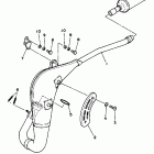 YZ 80 Выхлопная система