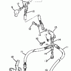 FZR 750 Главный тормозной цилиндр,передний