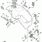 YZ 125 Топливный бак