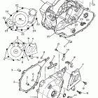 XT 600 Крышка картера двигателя