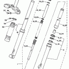 DT 50 Передняя вилка