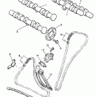 VMX12U/C VMAX Camshaft chain (non-california model)