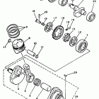 TW 200 Коленчатый вал и Поршень