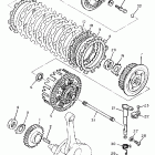 XT 600 Сцепление