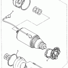 FZR 750R Стартер электрический