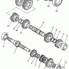 Virago 750 Трансмиссия