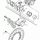 FZR1000 Задний суппорт тормозной