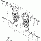 YX 600 Амортизаторы задние