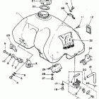 YZ250T Топливный бак