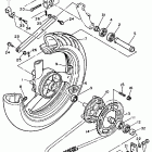 FZR1000 Заднее колесо