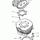 YZ250T Цилиндр