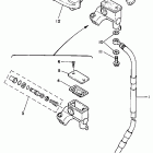 YZ 80 Главный тормозной цилиндр,передний