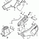 XT 600 Боковые обтекатели , масляный бочек