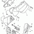 YZ125T Боковая панель
