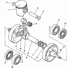 YZ250T Коленчатый вал и Поршень