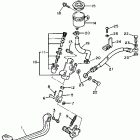 FJ1200 Задний торм цилиндр