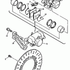 FZR 750R Задний суппорт тормозной