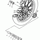 XV 535 Переднее колесо