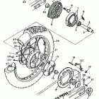 XT 600 Заднее колесо