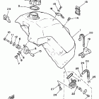 YZ125T Топливный бак