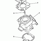 YZ 80 Цилиндр и головка цилиндра