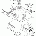 YZ 80 Топливный бак