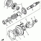 XV 535 Промежуточный ведущий вал