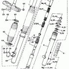 YZ250T Передняя вилка