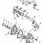 FZR 750R Водяной насос