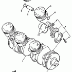 FZR 750R Коленчатый вал и Поршень