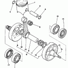 YZ 250 Коленчатый вал и Поршень