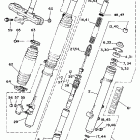 YZ125T Передняя вилка