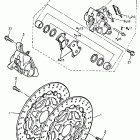 FZR1000 Передний тормозной суппорт