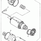 FZR 750R Стартер электрический