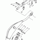 YZ125T Выхлопная система