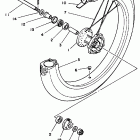 XT 350 Переднее колесо