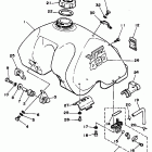 YZ 490 Топливный бак
