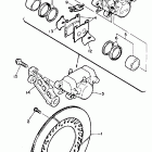 FZ 750 Задний суппорт тормозной