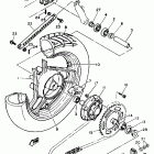SRX600S Заднее колесо