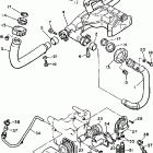 XV1100S/XV1100SC Выхлопная система