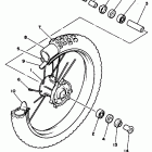 YZ 490 Переднее колесо